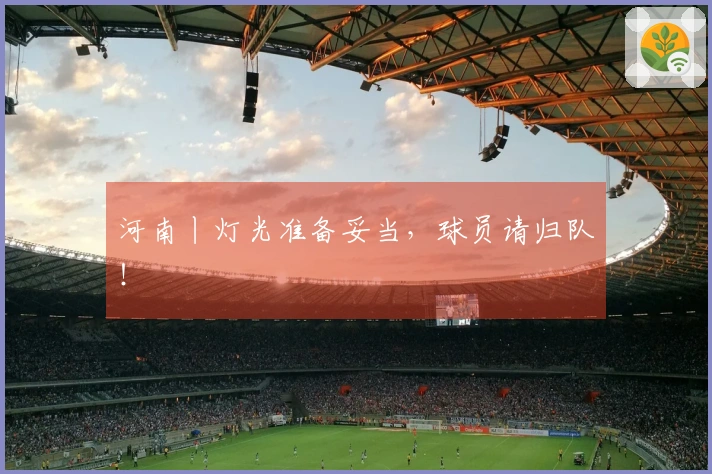 河南丨灯光准备妥当，球员请归队！